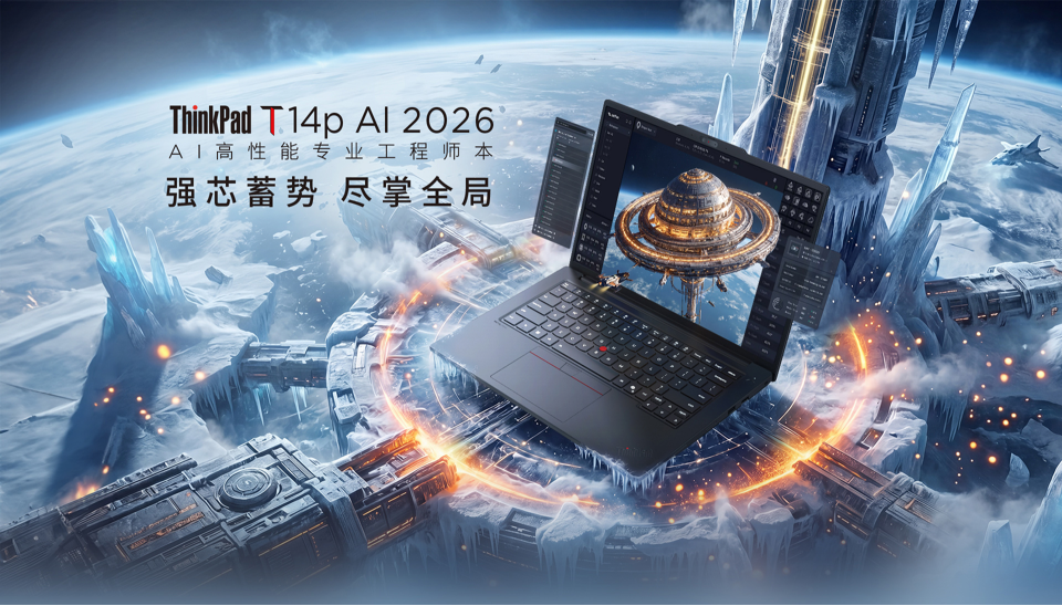 Компания Lenovo выпустила ноутбук ThinkPad T14p 2026 с Core Ultra X9 388H