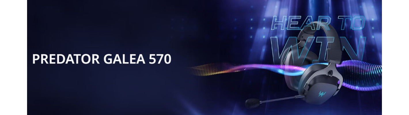 Predator Galea 570 — новая беспроводная гарнитура от Acer