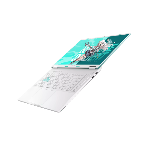 Игровой ноутбук ASUS TUF Gaming 6 FA608WM AMD Ryzen 9 HX 370 RTX 5060 IPS 2.5K 165 Гц RAM 16 ГБ SSD 1 ТБ Белый, Бирюзовый
