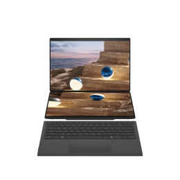 Ноутбук ASUS Zenbook Duo UX8407AA Intel Core Ultra X7 358H OLED 2.8K 144 Гц Сенсорный RAM 32 ГБ SSD 1 ТБ Серый